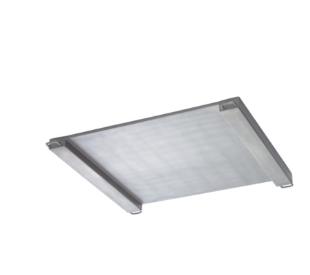 PUA579-CS300 ترازو کف ️ 300 کیلوگرم پلت فرم فولاد ضد زنگ با پروفایل پایین برای استفاده بهداشتی