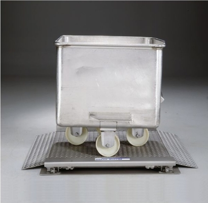 مقیاس کف از فولاد ضد زنگ 2888S-SS 0.5K 24x24 اینچ پلتفرم وزن سنگین