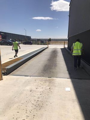 فلزی کامپوزیت فلزی بتونی Weighbridge Scales 3x14m 3x16m